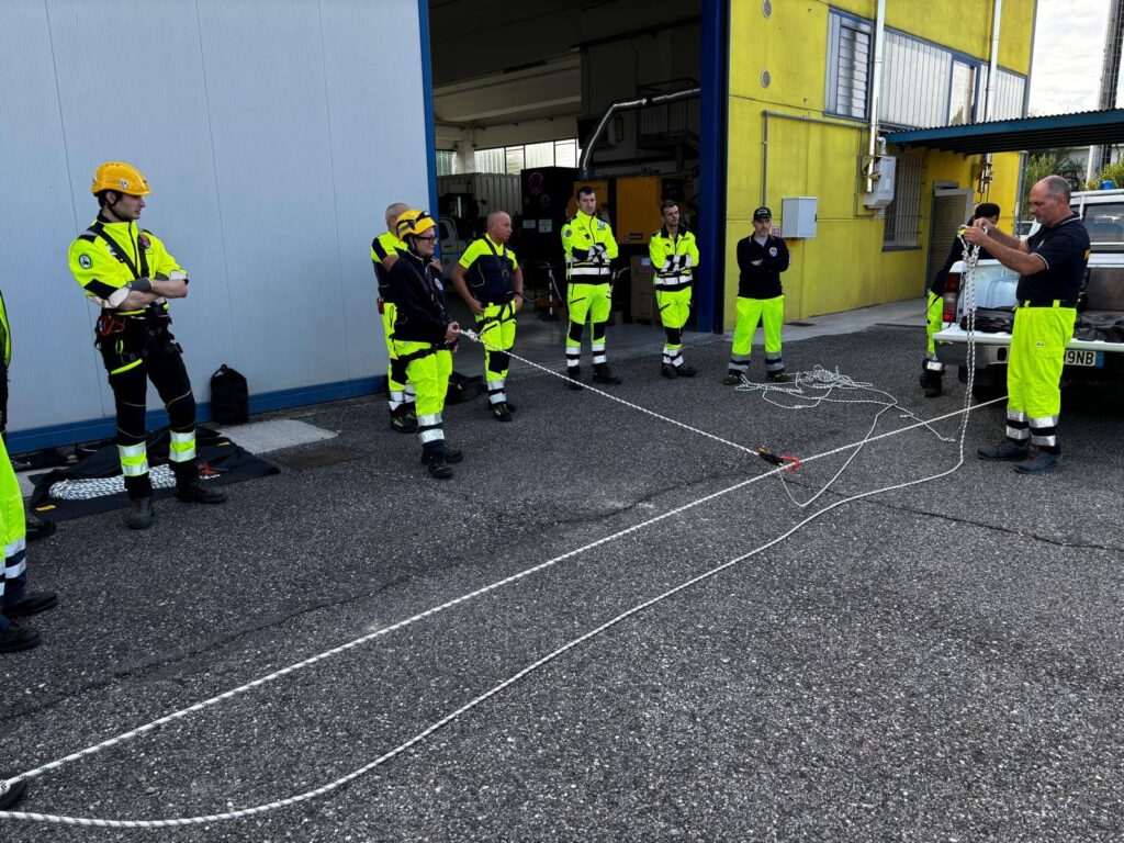 Formazione congiunta al CPE di Borgo Mantovano sui kit anticaduta
